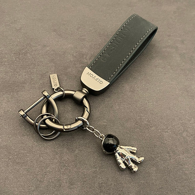 Privjesak za automobile Astronaut Astronaut Privjesak Kožni privjesak za ključeve Prsten Ukrasi Kreativni darovi za muškarce i žene Dodaci za privjeske