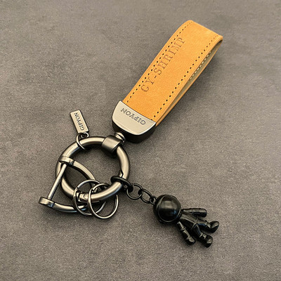 Privjesak za automobile Astronaut Astronaut Privjesak Kožni privjesak za ključeve Prsten Ukrasi Kreativni darovi za muškarce i žene Dodaci za privjeske