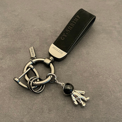 Privjesak za automobile Astronaut Astronaut Privjesak Kožni privjesak za ključeve Prsten Ukrasi Kreativni darovi za muškarce i žene Dodaci za privjeske