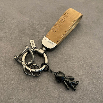 Privjesak za automobile Astronaut Astronaut Privjesak Kožni privjesak za ključeve Prsten Ukrasi Kreativni darovi za muškarce i žene Dodaci za privjeske