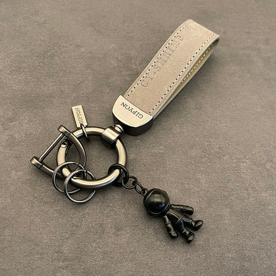 Privjesak za automobile Astronaut Astronaut Privjesak Kožni privjesak za ključeve Prsten Ukrasi Kreativni darovi za muškarce i žene Dodaci za privjeske