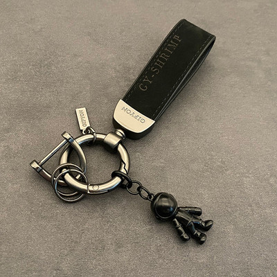 Privjesak za automobile Astronaut Astronaut Privjesak Kožni privjesak za ključeve Prsten Ukrasi Kreativni darovi za muškarce i žene Dodaci za privjeske