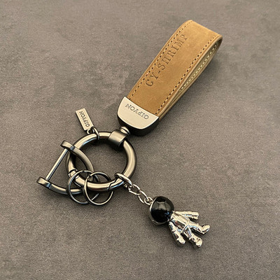 Privjesak za automobile Astronaut Astronaut Privjesak Kožni privjesak za ključeve Prsten Ukrasi Kreativni darovi za muškarce i žene Dodaci za privjeske