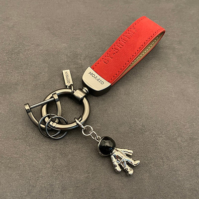 Privjesak za automobile Astronaut Astronaut Privjesak Kožni privjesak za ključeve Prsten Ukrasi Kreativni darovi za muškarce i žene Dodaci za privjeske