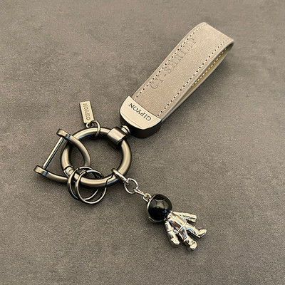 Privjesak za automobile Astronaut Astronaut Privjesak Kožni privjesak za ključeve Prsten Ukrasi Kreativni darovi za muškarce i žene Dodaci za privjeske