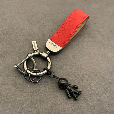 Privjesak za automobile Astronaut Astronaut Privjesak Kožni privjesak za ključeve Prsten Ukrasi Kreativni darovi za muškarce i žene Dodaci za privjeske