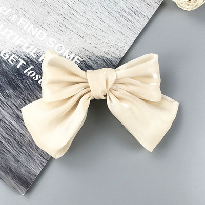 Modna jednobojna satenska ukosnica s velikom mašnom za djevojku, popularna dama, slatka i slatka visokokvalitetna ukosnica za kosu, veleprodaja