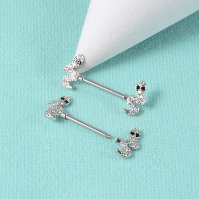 Pereche 361L din oțel chirurgical pentru mamelon inel cu mreană dragoste inimă inel pentru mamelon scut pentru mamelon 14G piercing limbă bijuterii pentru corp