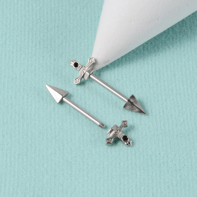 Pereche 361L din oțel chirurgical pentru mamelon inel cu mreană dragoste inimă inel pentru mamelon scut pentru mamelon 14G piercing limbă bijuterii pentru corp