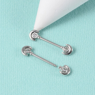 Pereche 361L din oțel chirurgical pentru mamelon inel cu mreană dragoste inimă inel pentru mamelon scut pentru mamelon 14G piercing limbă bijuterii pentru corp