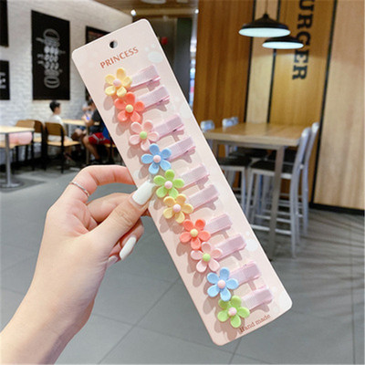 10 kusov/sada roztomilých kreslených sponiek do vlasov s ovocím pre deti, sladké sponky do vlasov pre dievčatá, módne darčekové doplnky do vlasov