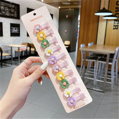 10 kusov/sada roztomilých kreslených sponiek do vlasov s ovocím pre deti, sladké sponky do vlasov pre dievčatá, módne darčekové doplnky do vlasov