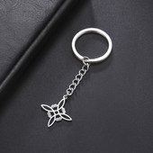 Skyrim Witchcraft Witch Knot Privjesak Držač privjeska od nehrđajućeg čelika Vintage Wicca privjesak za ključeve Privjesci za ključeve automobila Amulet Zaštita Poklon