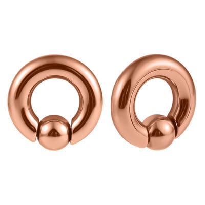 Vankula 2 kom Tuneli za čepiće za uši 316L nehrđajući čelik Piercing Captive Hoop Mjerači za uho Utezi za piercing tijela Nakit za tijelo