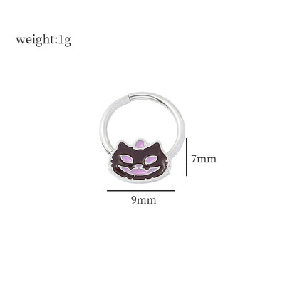 Nos vještica sa šarkama za nos Besplatna dostava Žene Naušnice za piercing Žene Muškarci Uho Nose Pregrada Piercing Nakit za tijelo