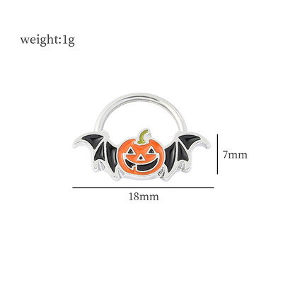 Nos vještica sa šarkama za nos Besplatna dostava Žene Naušnice za piercing Žene Muškarci Uho Nose Pregrada Piercing Nakit za tijelo