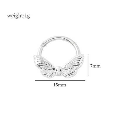 Nos vještica sa šarkama za nos Besplatna dostava Žene Naušnice za piercing Žene Muškarci Uho Nose Pregrada Piercing Nakit za tijelo