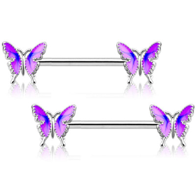 Kruna od nehrđajućeg čelika Set za piercing za bradavice Srce za bradavice Nakit Masovni kristalni prsten za bradavice Lot Piercing Pezon paket nakita za tijelo