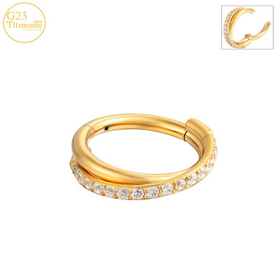 F136 titanski septum piercing prsten za nos 8-10 mm opalni zglobni segment kliker ušne hrskavice naušnice helix usne piercing nakit za tijelo