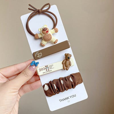 Nova ukosnica u boji kave s mlijekom, ženski komplet užeta za glavu, elastična gumica za kosu, dječja traka za kosu, ukras za glavu