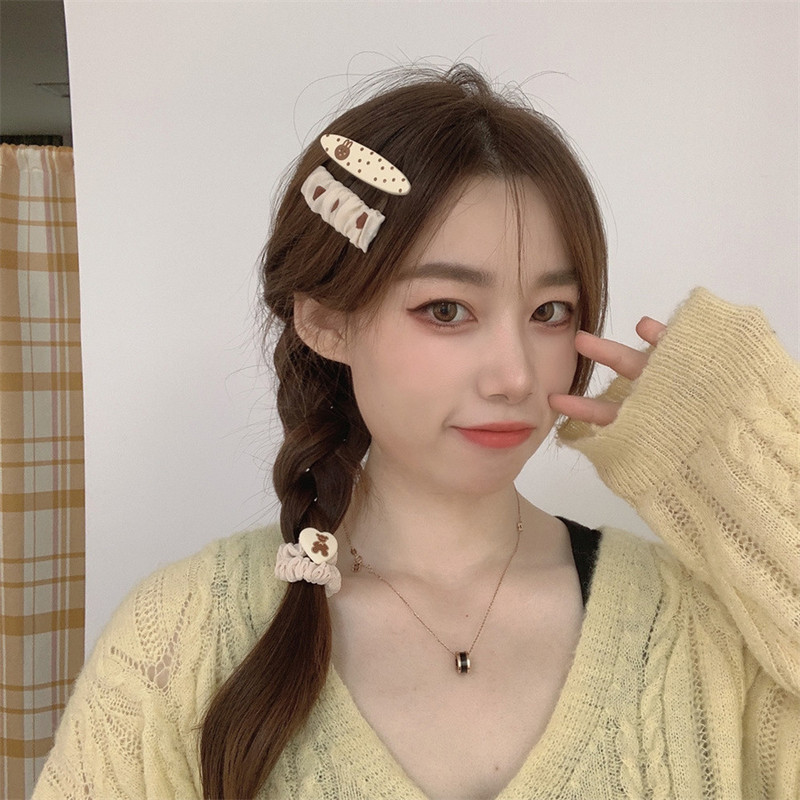 Nova ukosnica u boji kave s mlijekom, ženski komplet užeta za glavu, elastična gumica za kosu, dječja traka za kosu, ukras za glavu