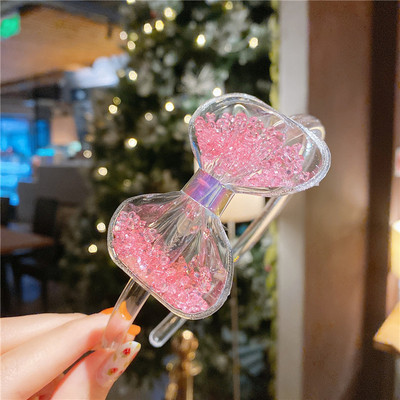 Noua bentita arc transparenta cu nisipurile mișcătoare drăguță fetiță arc stea bentiță petrecere de aniversare accesorii pentru păr pentru copii