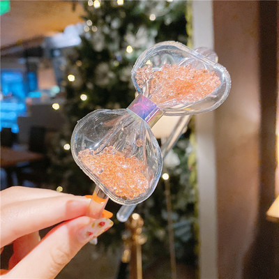 Noua bentita arc transparenta cu nisipurile mișcătoare drăguță fetiță arc stea bentiță petrecere de aniversare accesorii pentru păr pentru copii