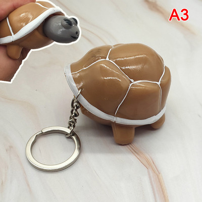Creative Squeeze Turtle Keychain Privjesak Artefakt za dekompresiju Ventilacija za relaksaciju Igračka Dou Yin Kidg Darovi igračka inspirirana slavnim osobama