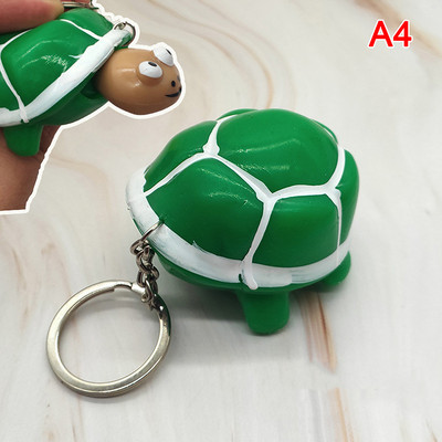 Creative Squeeze Turtle Keychain Privjesak Artefakt za dekompresiju Ventilacija za relaksaciju Igračka Dou Yin Kidg Darovi igračka inspirirana slavnim osobama