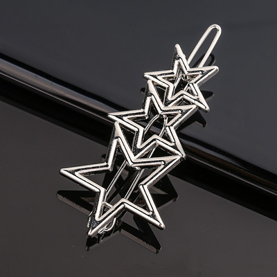 Nova modna kopča za kosu u obliku srca ljubavi Elegantna okrugla ukosnica u obliku zvijezde za žene Djevojke Slatke ukosnice Ukosnice Geometrijski dodaci za kosu