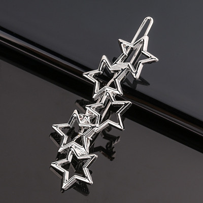 Nova modna kopča za kosu u obliku srca ljubavi Elegantna okrugla ukosnica u obliku zvijezde za žene Djevojke Slatke ukosnice Ukosnice Geometrijski dodaci za kosu