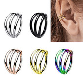 16g 18g Segment Tragus Helix porc fülbevaló orrgyűrű Septum Clicker Conch testpiercing ékszer 316L sebészeti acél