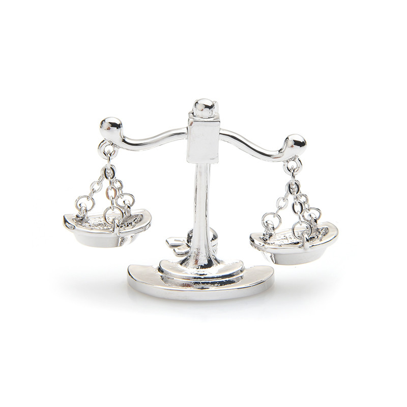 Wuli&baby Broșe Scorpion de culoare aurie Femei Bărbați aliaj Balanță Constelație Banchet Broșă petrecere Ace Cadouri