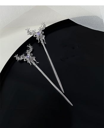 Fashion Butterfly Hair Sticks for Women Shell Hair Clip Pins Minimalist Shape U Girls Hair Pins Maker Headwear