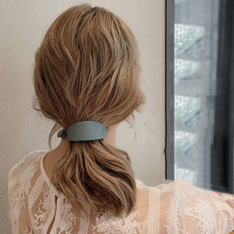 Naujos Korėjos saldainių spalvos Bananų formos Plaukų letenos Moteriškos Merginos Saldžios Plaukų Sąvaržėlės Arklio uodegos laikiklis Plaukų segtukai Madingi Plaukų Priedai