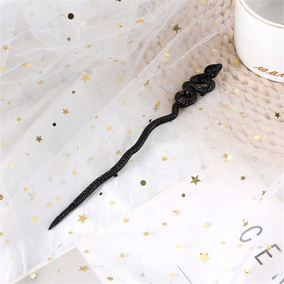 Vintage κομψή φουρκέτα κρίνο της κοιλάδας Φουρκέτες Barrette ζωικό φίδι Κλιπ μαλλιών Κλιπ για γυναίκες Αξεσουάρ μαλλιών για κορίτσια