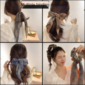 Populiariai parduodama madinga moteriška juostelė plaukų kaklaraištis plaukų kaklaraištis Bohemiškas arklio uodega lankas elastingas plaukų virvė ryšelis plaukų kaklaraištis plaukų priedai