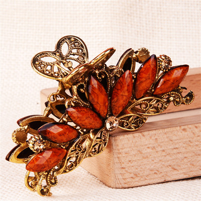 Nouă modă retro Agrafe neregulate Stil punk Gheare de păr din metal argintiu Barrettes Accesorii de păr pentru femei Agrafe de păr Grip de păr