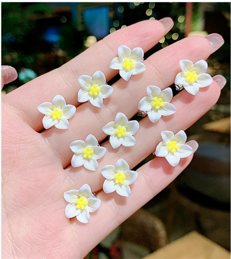 10 bucăți gheare de păr de mireasă de nuntă pentru fete mici, drăguțe, flori de cristal, agrafe de păr din metal pentru femei, mini accesorii pentru păr, noul