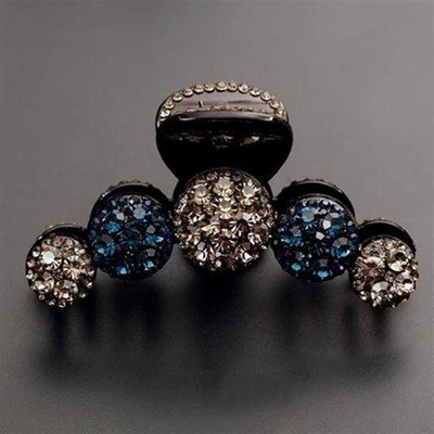 Gheare de păr din metal cu strasuri, la modă, clemă de crab pentru femei, fete, agrafă strălucitoare, ac accesorii de păr, bijuterii, cadou