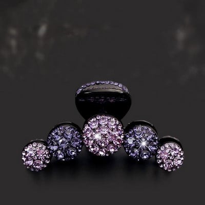 Gheare de păr din metal cu strasuri, la modă, clemă de crab pentru femei, fete, agrafă strălucitoare, ac accesorii de păr, bijuterii, cadou