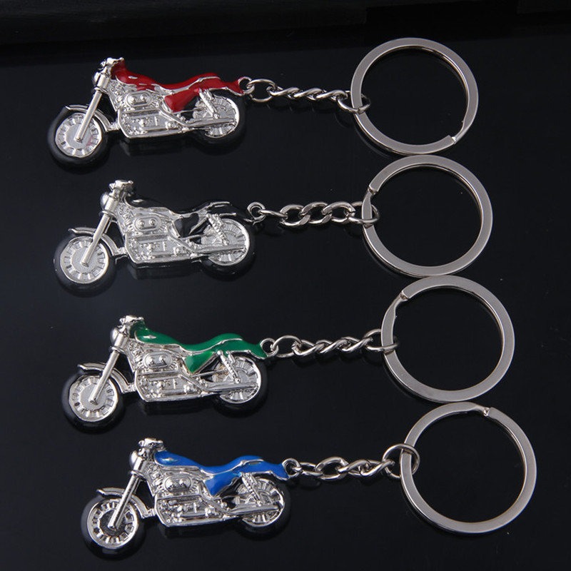 Lanț de chei pentru motocicletă 3D, metal, creativ retro, pentru motocicletă Harley off-road, lanț de chei, pentru bărbați, bijuterii cu pandantiv de mașină, cadou