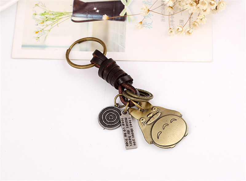 LETAPI Fashion Piele Veratică Drăguț Pisica Pandantiv Breloc pentru Bărbat Femeie En-gros