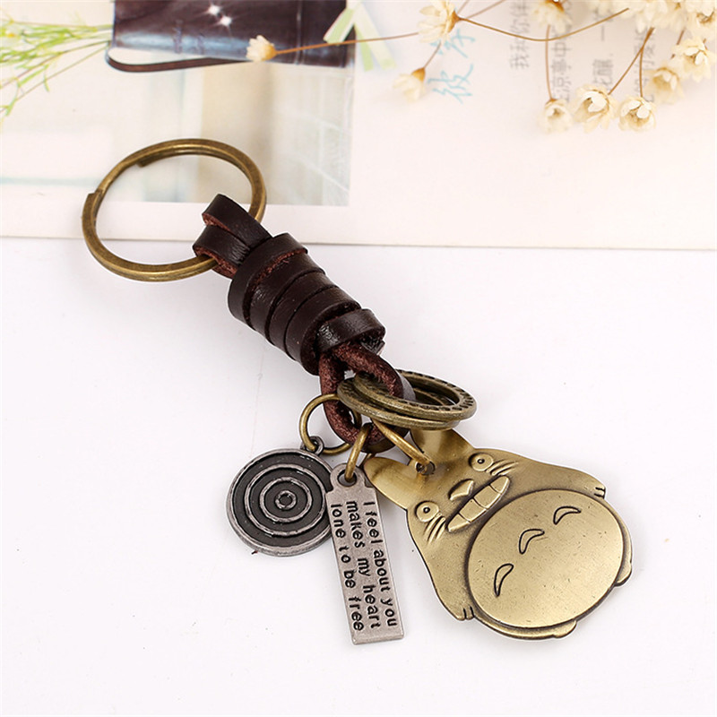 LETAPI Fashion Piele Veratică Drăguț Pisica Pandantiv Breloc pentru Bărbat Femeie En-gros