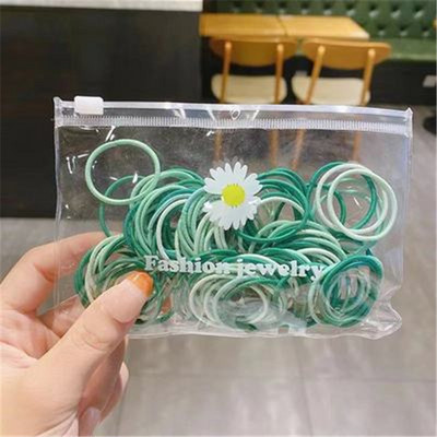 Banda de păr elastică din nailon de culoare fete Bandă de cauciuc Banda de păr fixă coadă de cal pentru copii Accesorii de păr dulce pentru femei