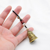 1PC Fashion Vintage din alamă budism tibetan în șase cuvinte Mantra Bell Brelocuri pandantive