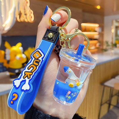 Drăguță păpușă oceanică pește clovn broască țestoasă pinguin breloc creativă lume a apei animale nisipuri mișcătoare sticla de parfum breloc breloc breloc