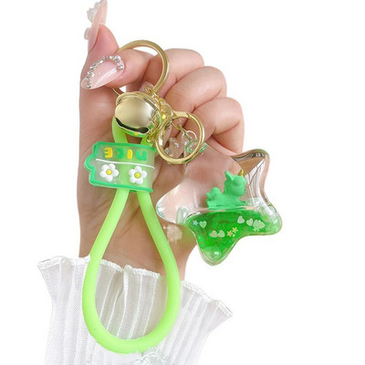 Drăguță păpușă oceanică pește clovn broască țestoasă pinguin breloc creativă lume a apei animale nisipuri mișcătoare sticla de parfum breloc breloc breloc