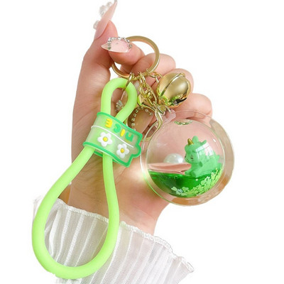 Drăguță păpușă oceanică pește clovn broască țestoasă pinguin breloc creativă lume a apei animale nisipuri mișcătoare sticla de parfum breloc breloc breloc