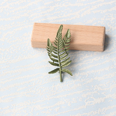 Broșă cu perle de plantă verde de epocă nou-nouță Broșă cu frunze de flori Cadou de bijuterii pentru doamne